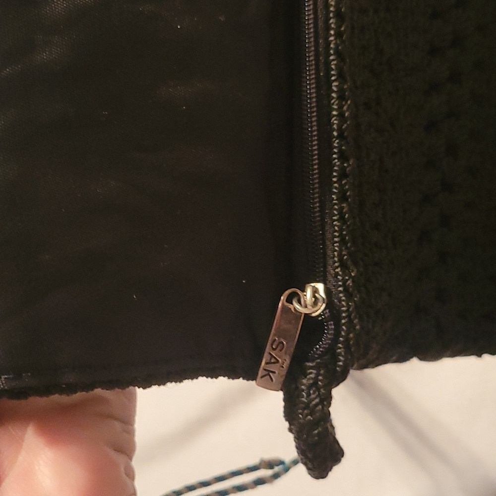 THE SAK Crochet Purse in Black - Picture 3 of 5